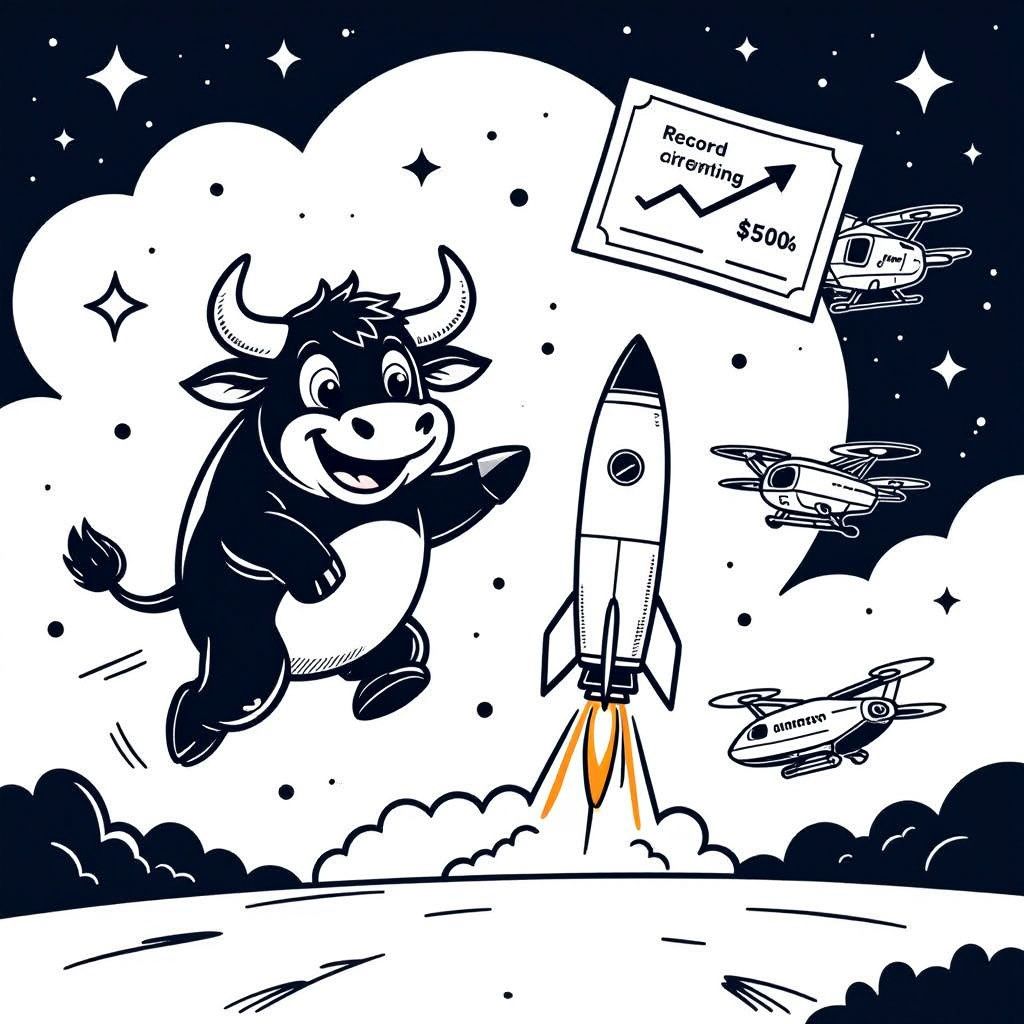 Dow Jones Hits Record High as SpaceX Overtakes Amazon in Market Value