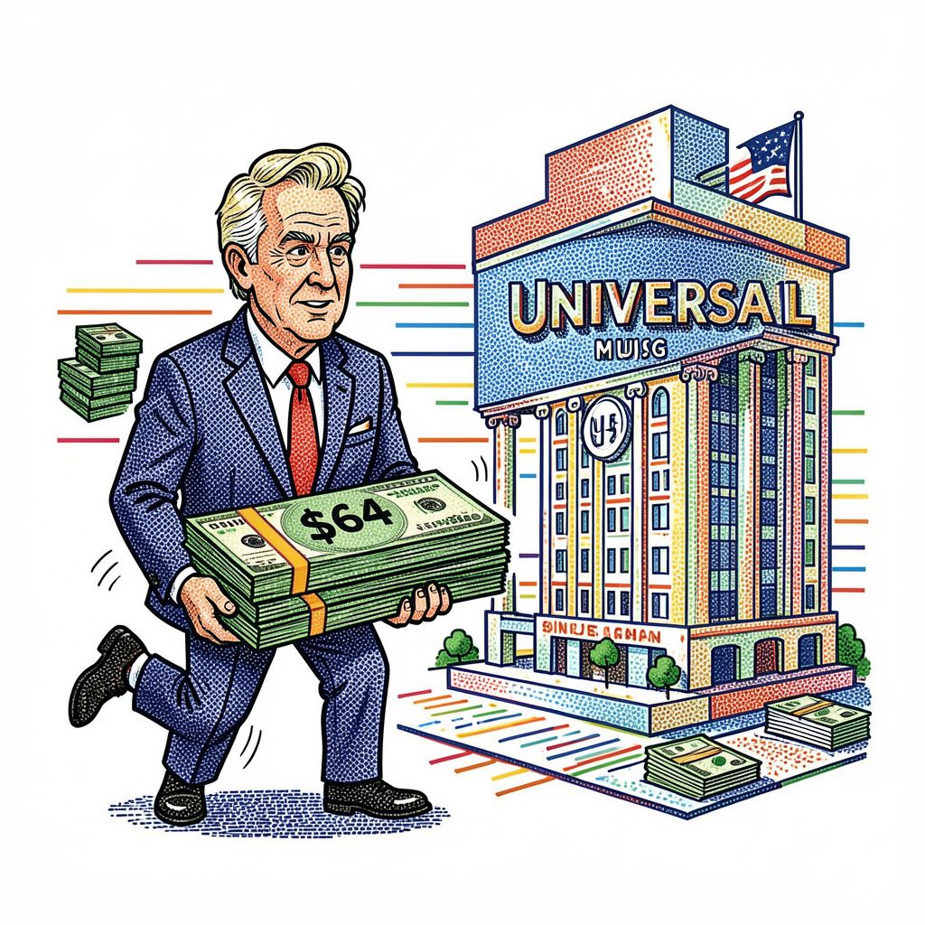 Pershing Square Launches $64 Billion Bid to Move Universal Music to the US Market