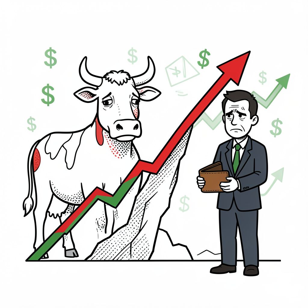 US Beef Prices Surge to Record Highs While Meat Processors Suffer Massive Losses