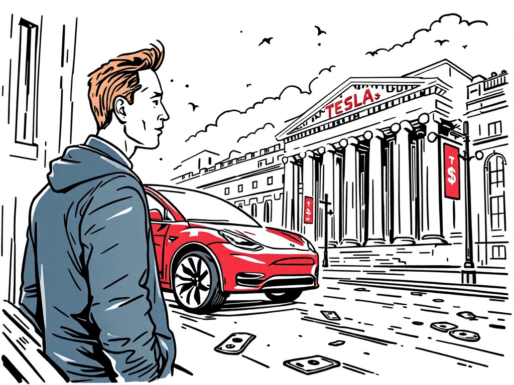 Tesla's Stock Surge Boosts Wall Street to New Highs