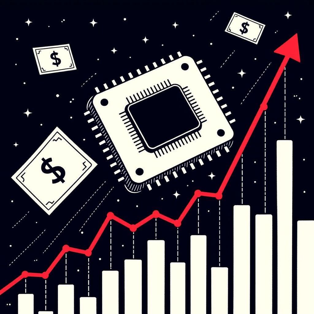 Semiconductor Sell-Off Pulls the Nasdaq Lower in Midday Trading
