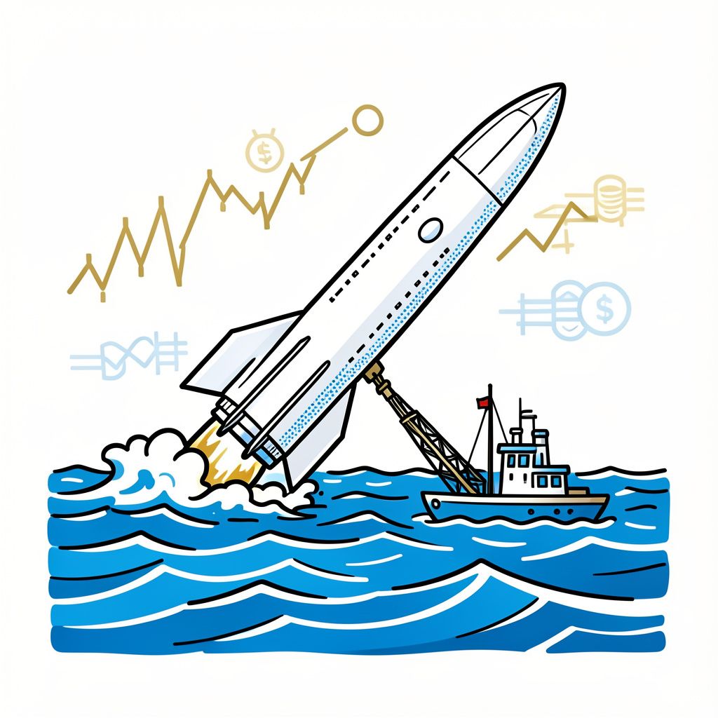 SpaceX Risks Losing Intact Rocket After Historic Ocean Landing