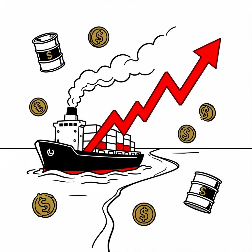Maritime Attack Near Key Shipping Channel Drives Up Global Oil Prices