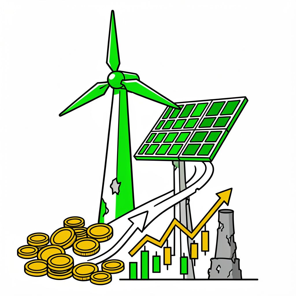 US Renewable Power Capacity Growth Outpaces Fossil Fuels 34-Fold
