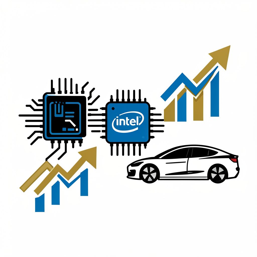 JPMorgan Upgrades Intel as Chipmaker Gains Momentum with Tesla Deal