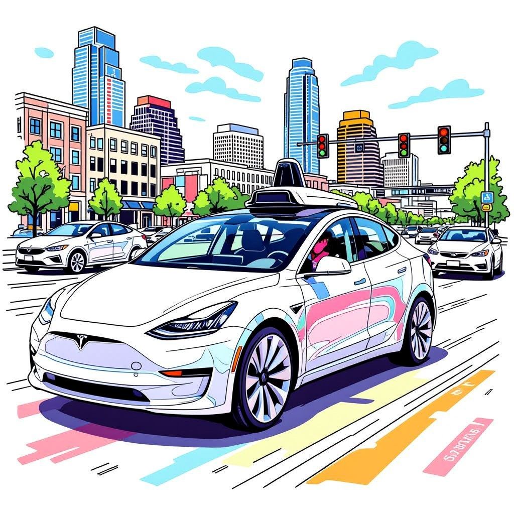 Tesla Shares Rally Near Record Highs as Fully Driverless Robotaxi Testing Begins in Austin