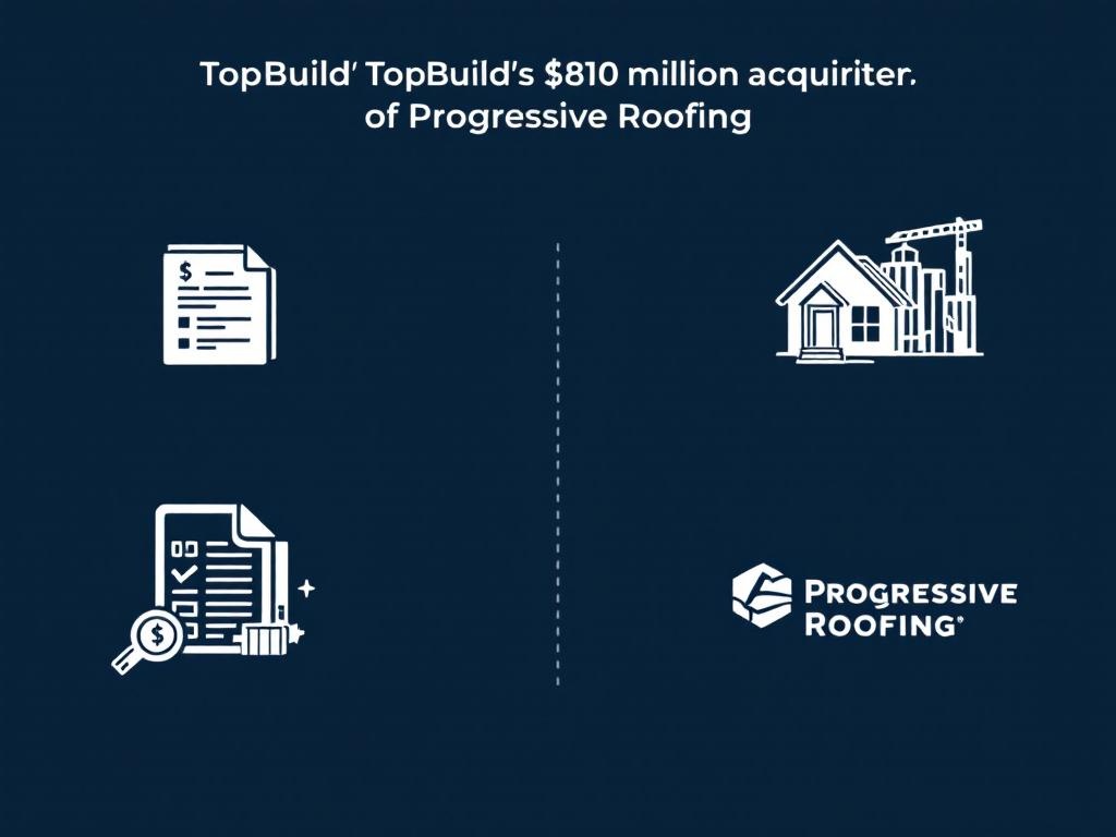 TopBuild's Strategic $810 Million Acquisition of Progressive Roofing