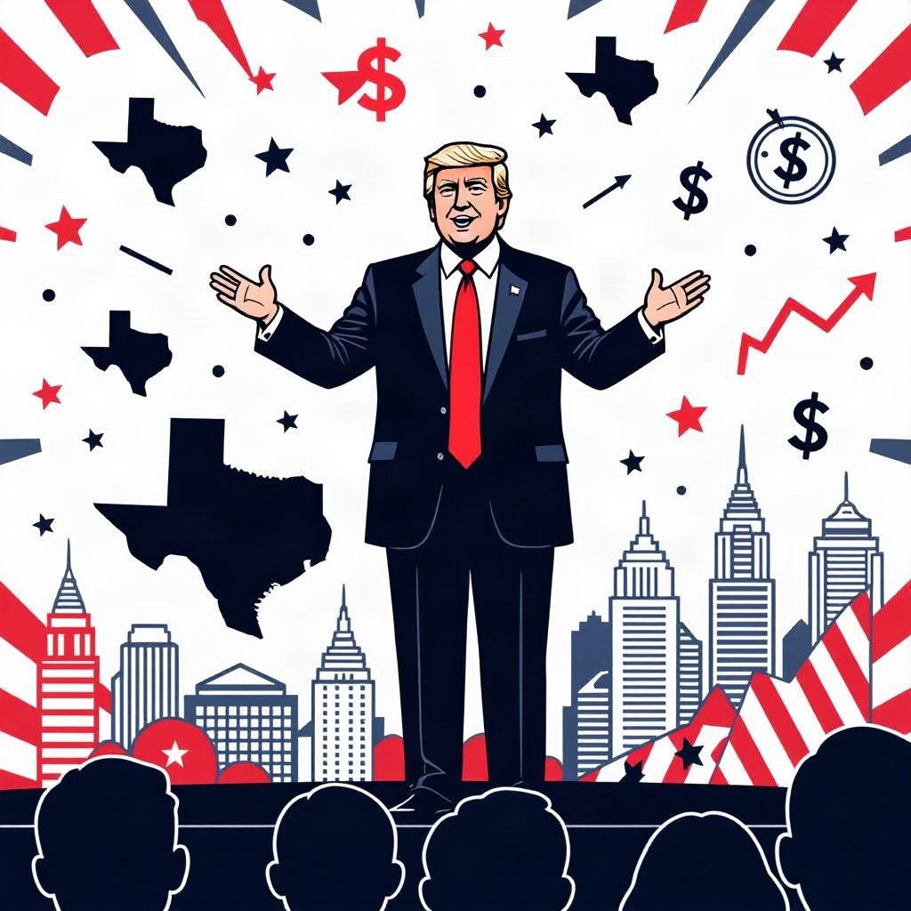 Trump Visits Texas to Boost Republicans in High-Stakes Midterm Race