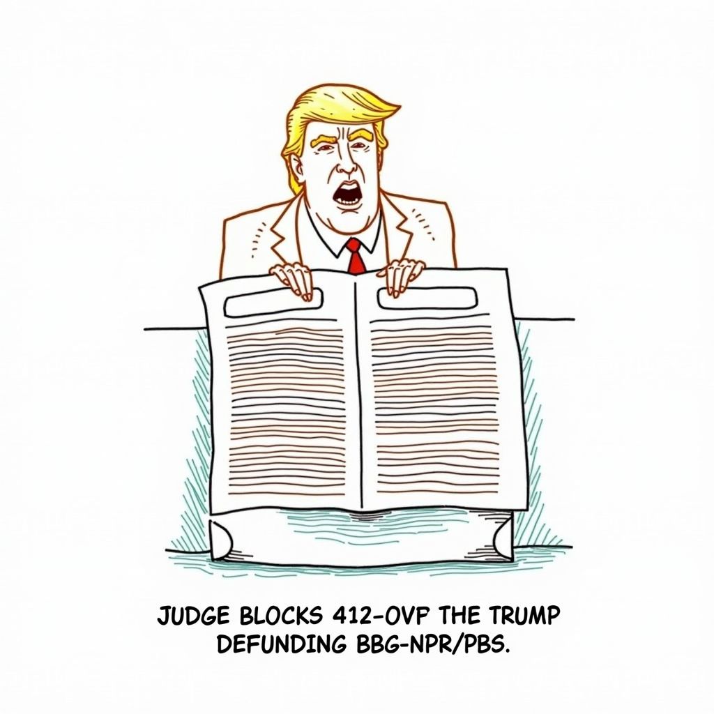 Federal Judge Strikes Down Trump's Order to Defund Public Broadcasters Over Free Speech Violations