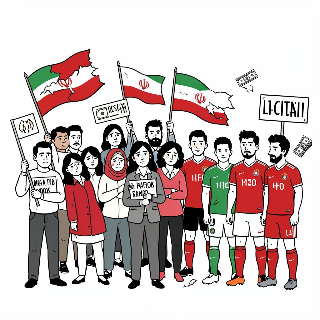 World Cup Protests Expose Iran’s Political Divide in Los Angeles