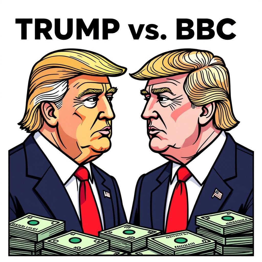 Trump Files $10 Billion Defamation Suit Against BBC Over Edited January 6 Footage