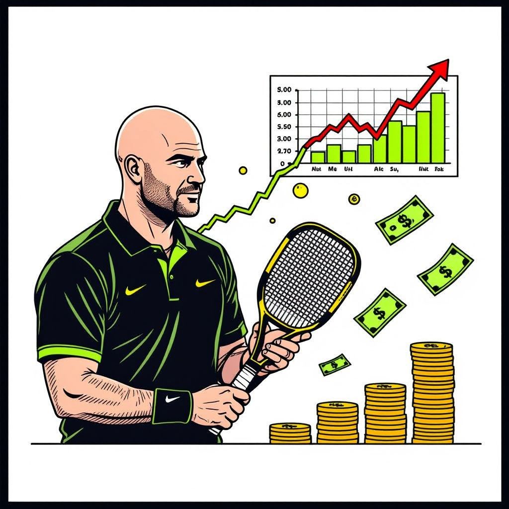Andre Agassi's Sports Venture Seeks NASDAQ Listing to Capitalize on the Racket Sports Boom