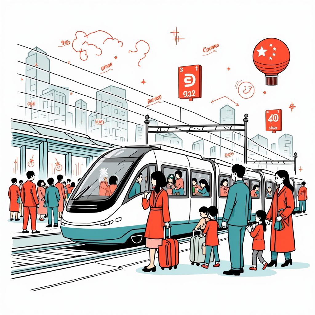 China Projects Record 9.5 Billion Trips as Lunar New Year Travel Rush Tests Economic Sentiment