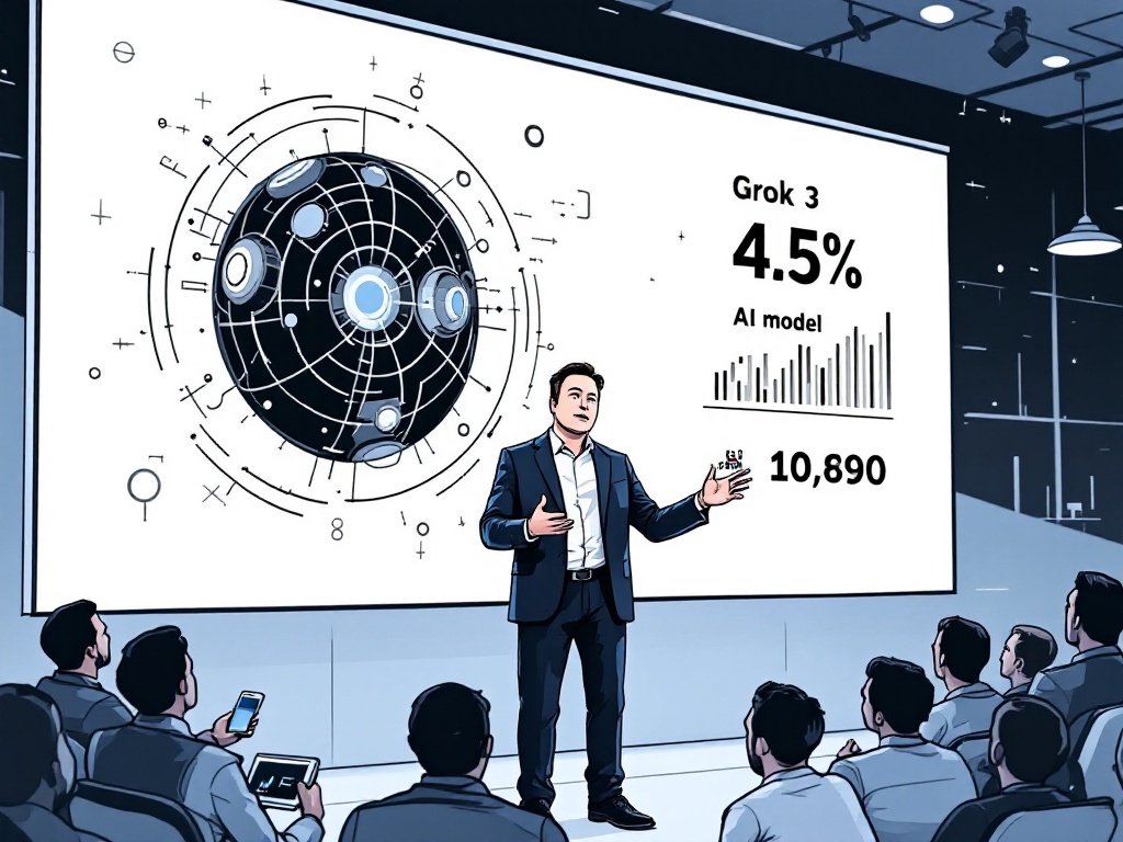 Elon Musk's xAI Unveils Grok 3 Model to Compete with ChatGPT