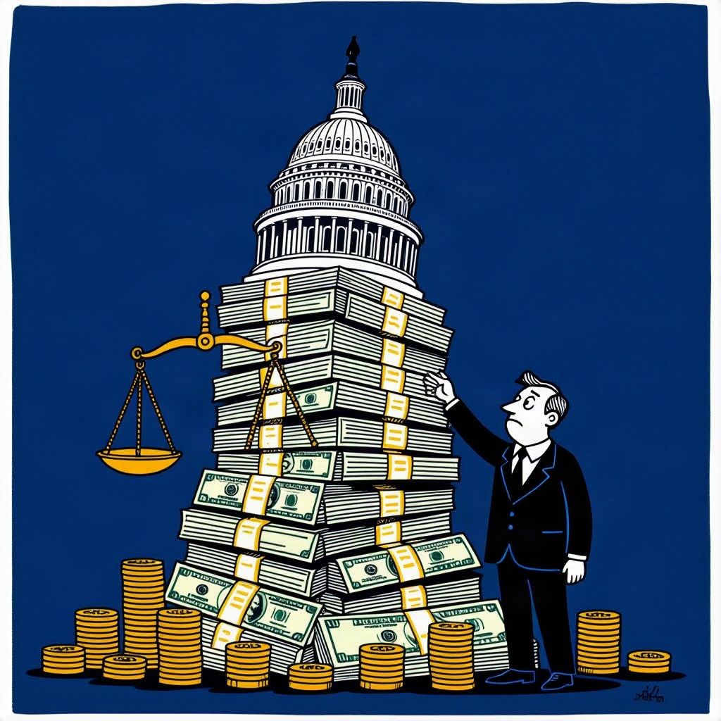 US Daily Interest Costs Hit 3 Billion Dollars as Debt Reaches 40 Trillion