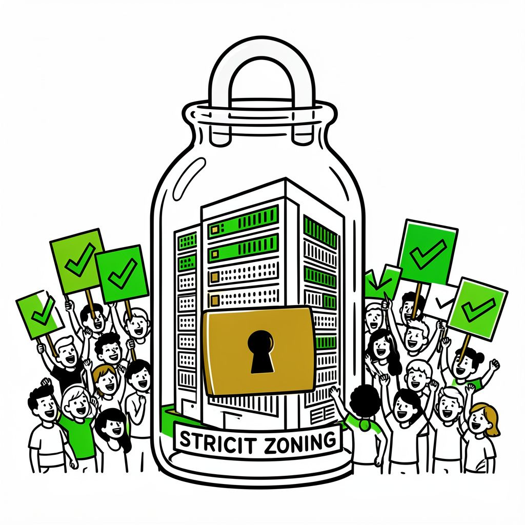 Local Regulations Block Data Center Growth Despite Widespread Community Support
