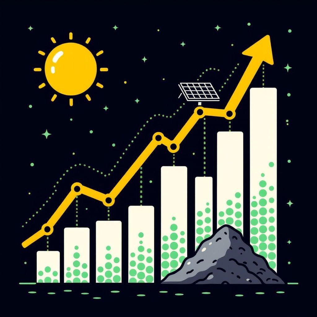 Solar Energy Eclipses Coal for the First Time in US History