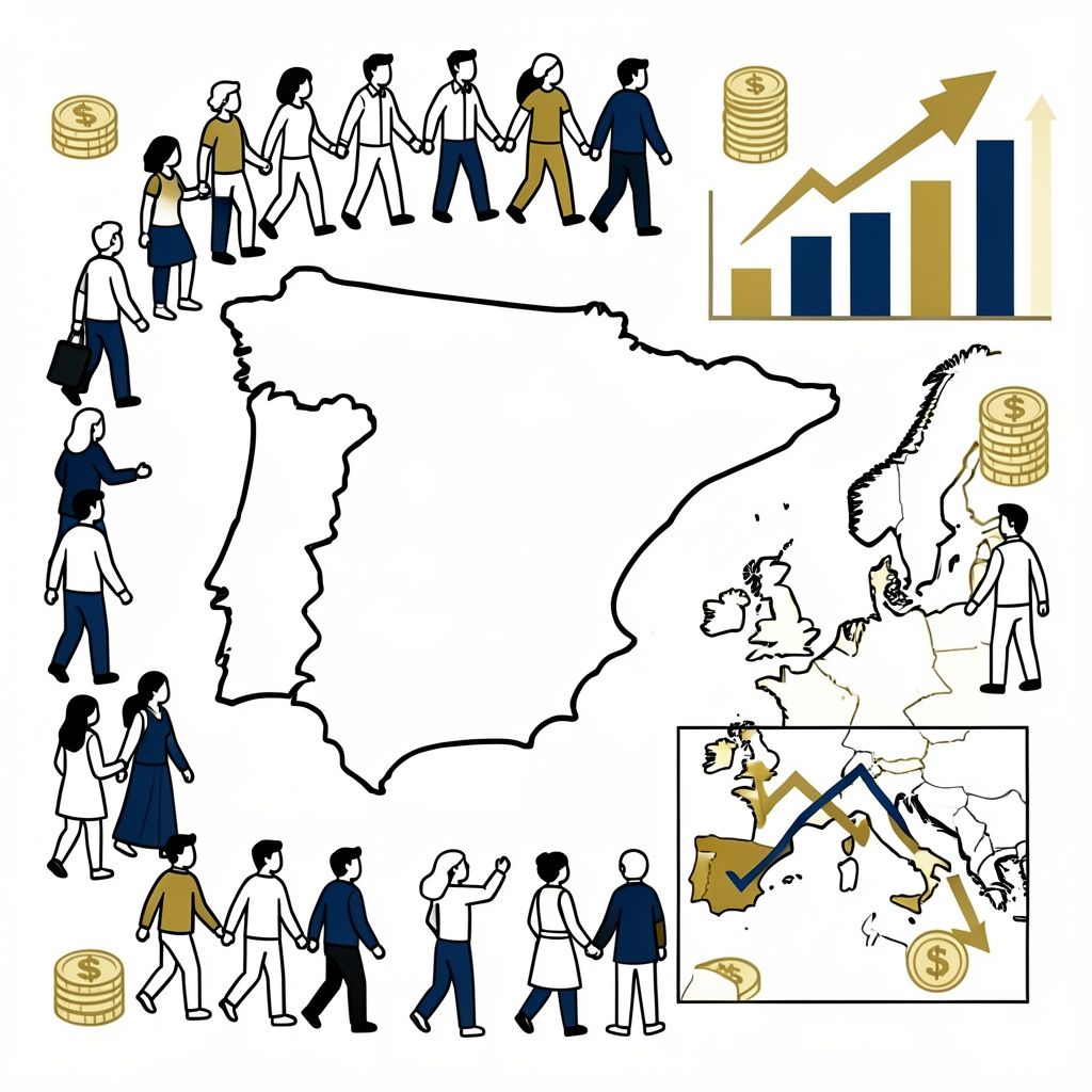 Spain Set as Only Major European Economy to Expand Population This Century Through Migration
