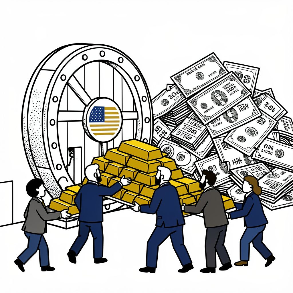Global Central Banks Withdraw Gold Reserves from the United States