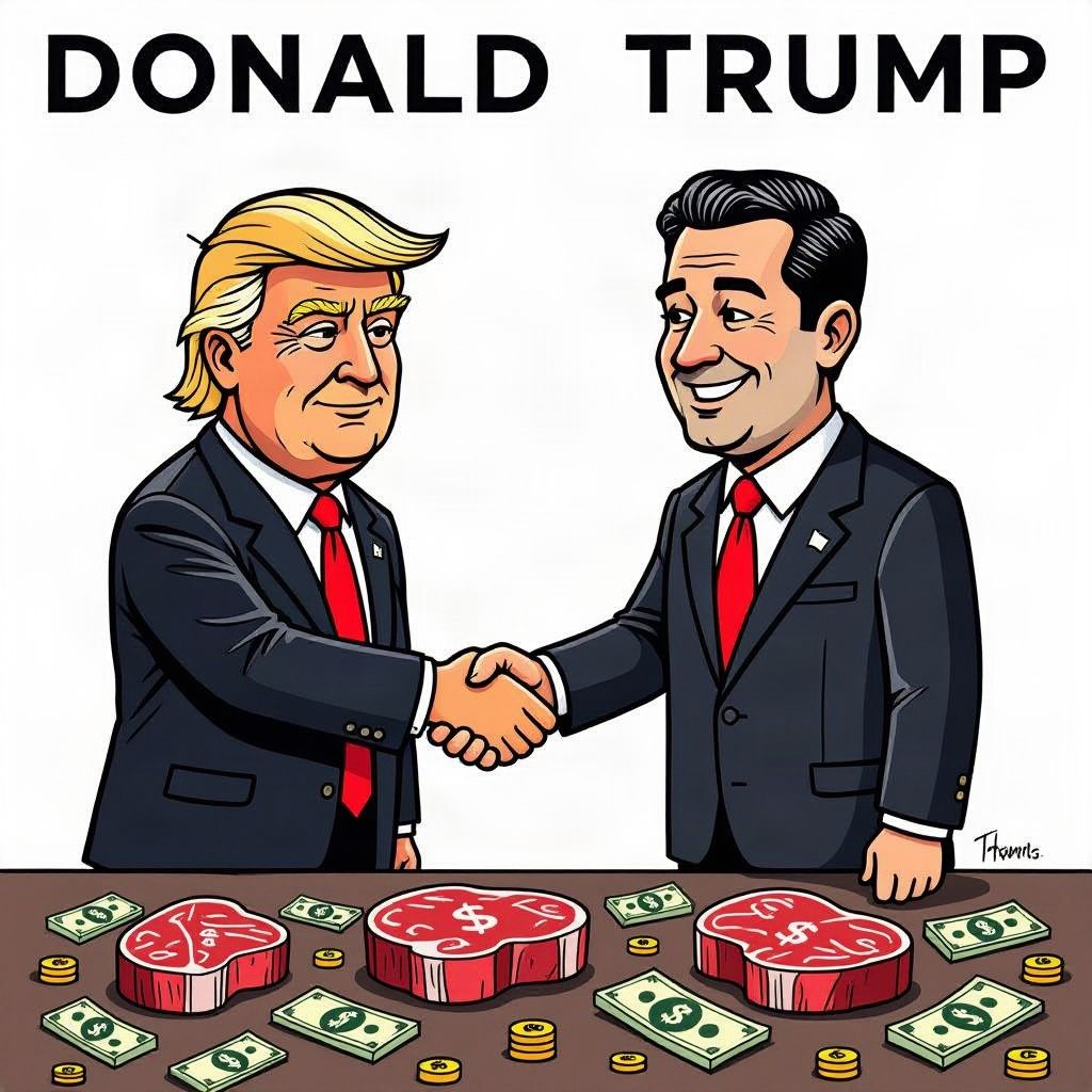 Meat Billionaire Met Trump One Day Before Beef Import Tariffs Were Lifted