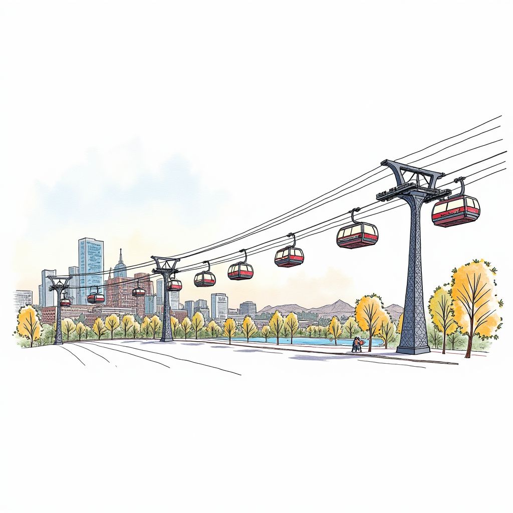 Denver Explores Aerial Gondolas to Revitalize Downtown Economy