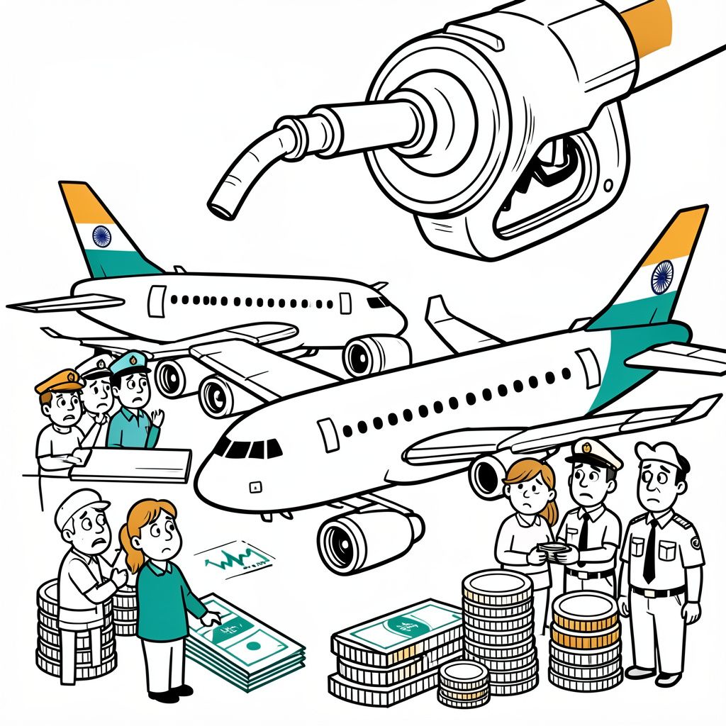 Indian Airlines Warn of Imminent Shutdown Over Soaring Fuel Costs
