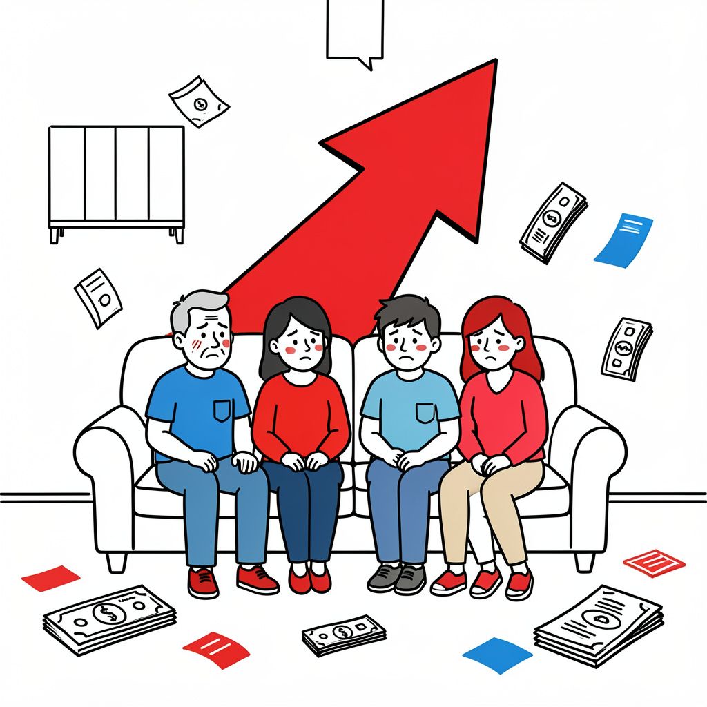 Middle Class Families Struggle as Rental Costs Rise Nationwide