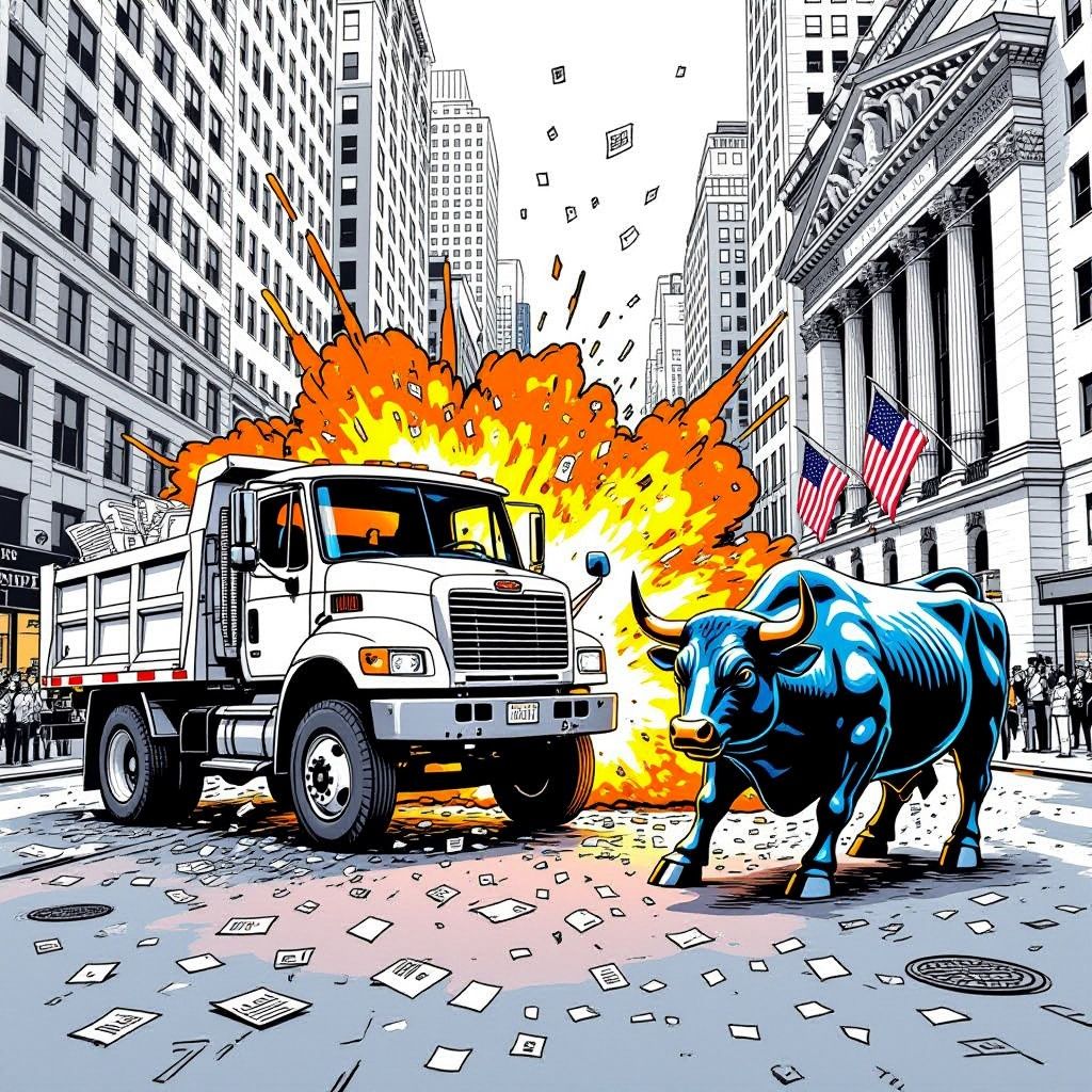 Wall Street Disrupted as Vehicle Explodes Near Iconic Charging Bull