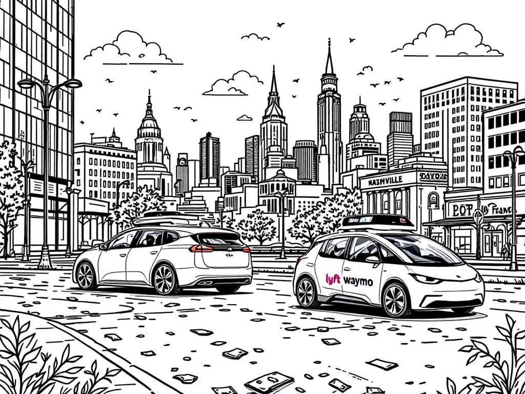 Lyft and Waymo to Launch Robotaxi Service in Nashville in 2026