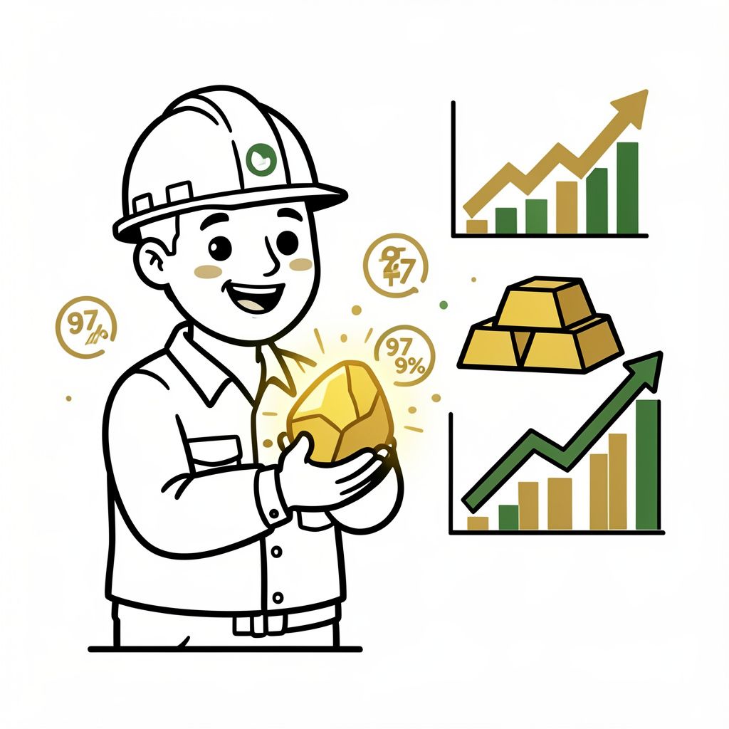 Gold Mining Breakthrough: Near-Perfect Recovery Rates Unlocked in Ivory Coast
