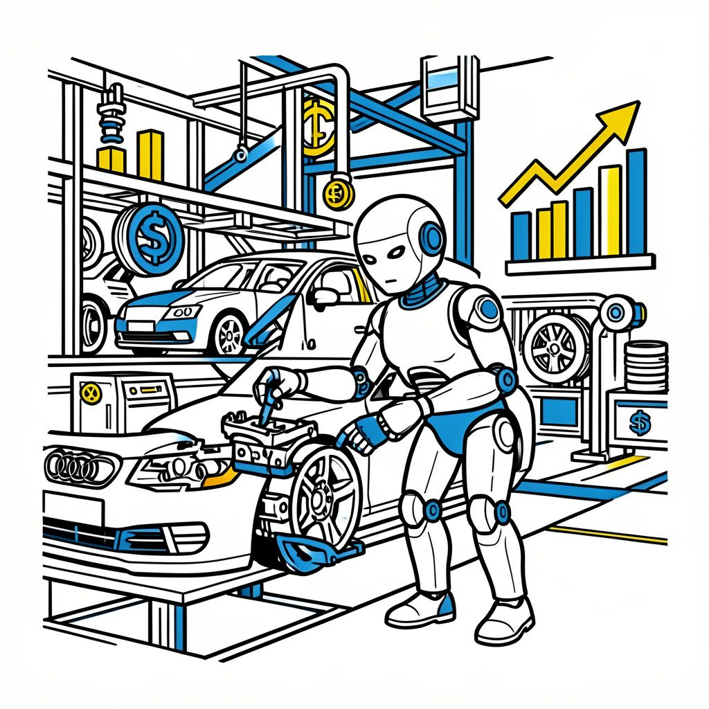 Audi Tests Humanoid Robots to Automate Factory Assembly Operations