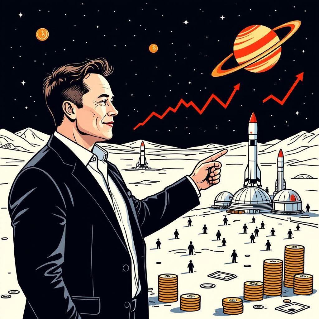 Elon Musk Must Build a One-Million-Person Mars Settlement to Unlock New SpaceX Pay