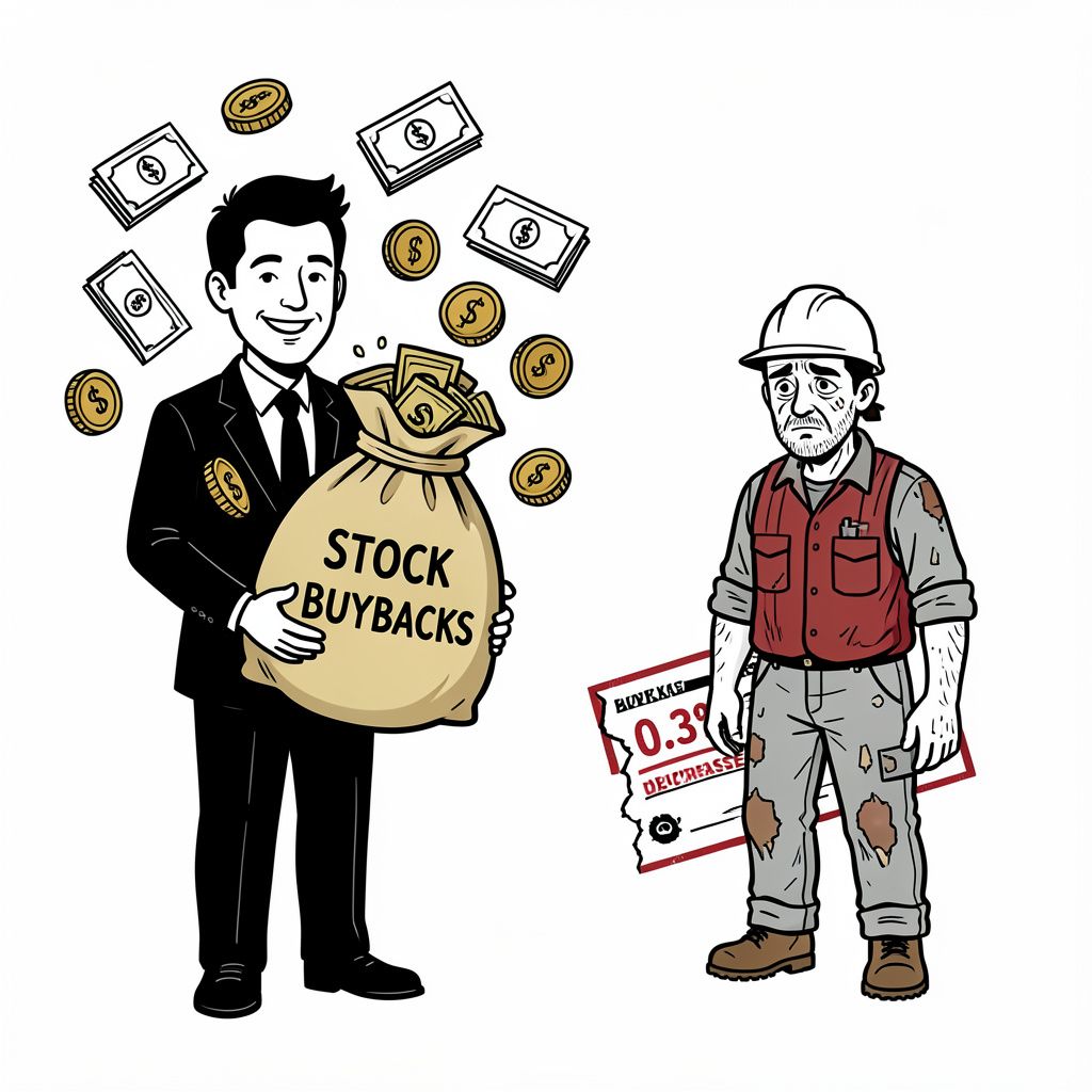 2025: The Year Corporate America Spent $1 Trillion on Itself—While Workers Fell Behind