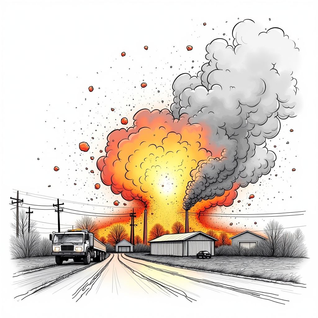 Logan Township Industrial Explosion Prompts Immediate Shelter-in-Place Order