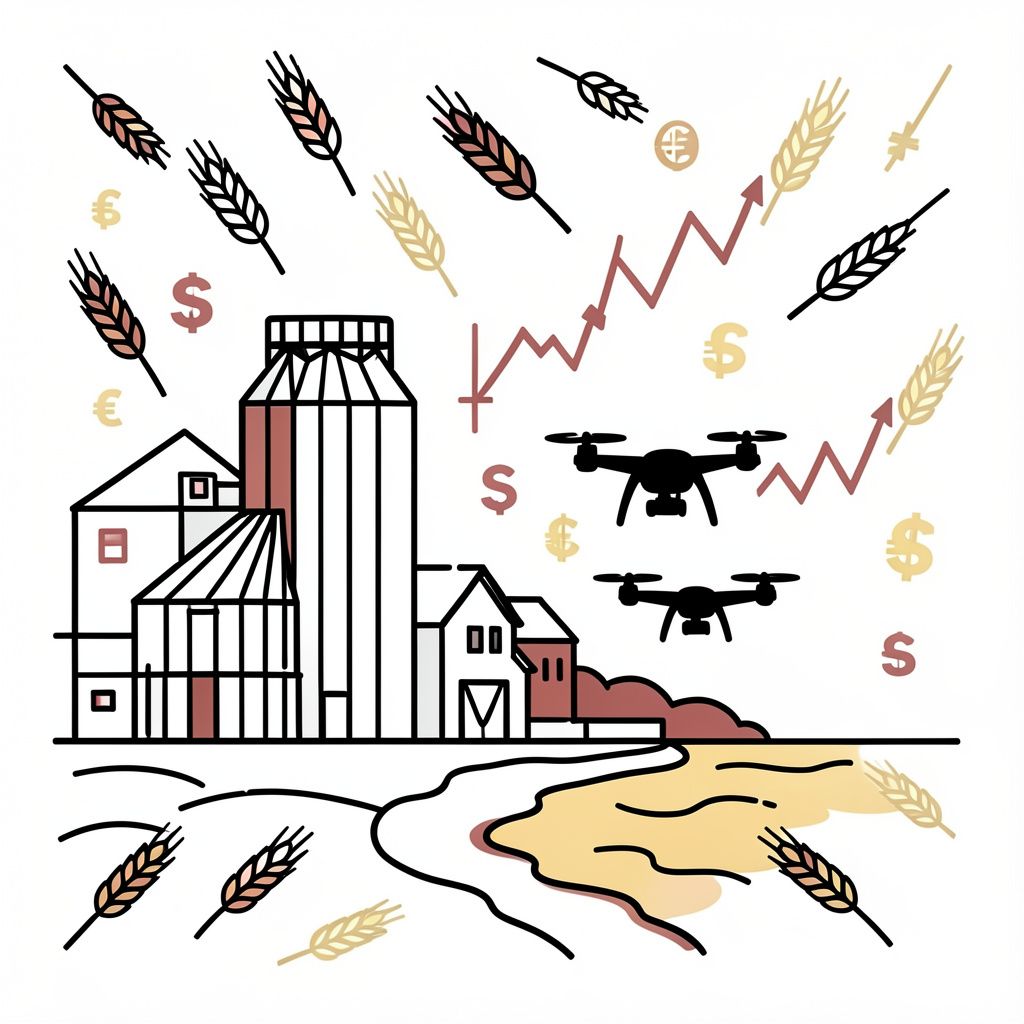 Ukrainian Drone Strikes Halt Operations at Critical Russian Grain Export Hub