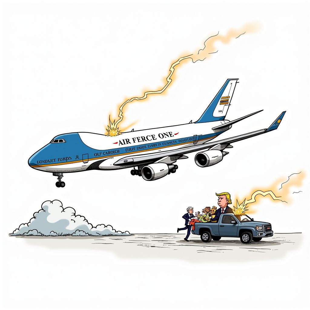 Technical Issue Forces Air Force One to Abort Flight to World Economic Forum