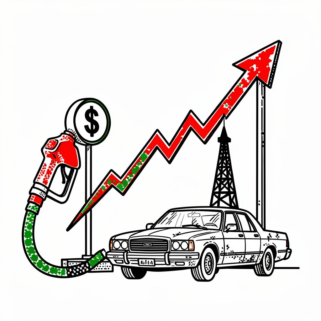 Escalating Middle East Conflict Drives US Gas Prices Above Four Dollars per Gallon