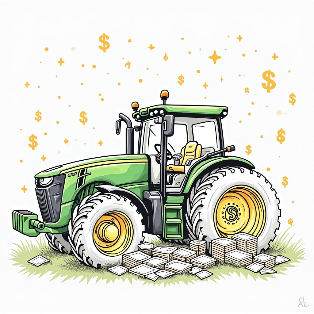 Deere's Profit Forecast Raises Concerns for Farm Economy